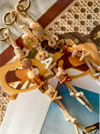 Salty Paracord Bag Charm