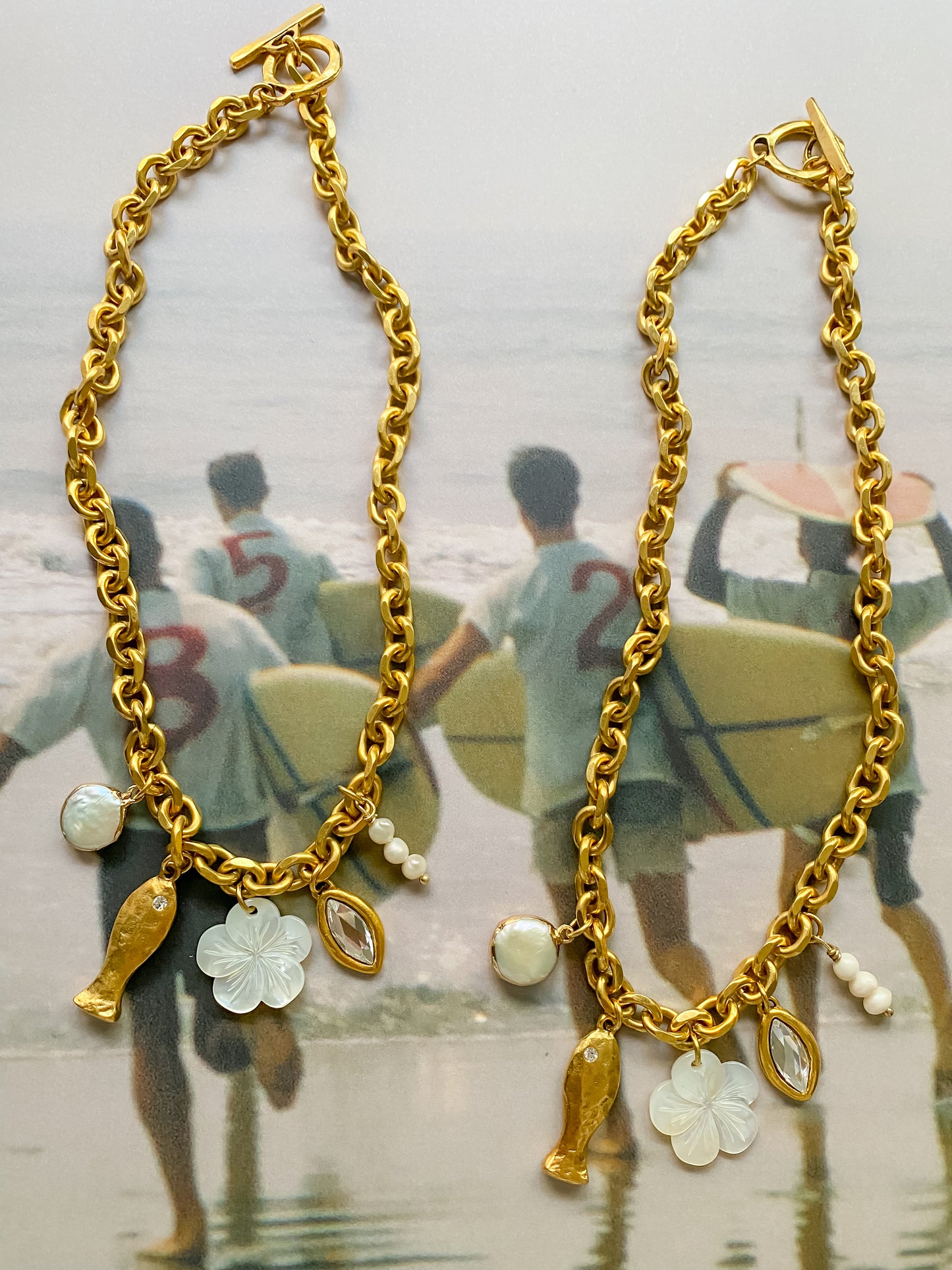 Beachcomber Charm Necklace